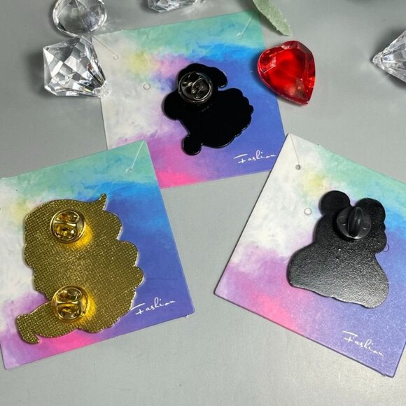 Little Mermaid Lapel Pin Princess Ariel Disney Inspired Brooch Badge Accessories - Picture 4 of 7